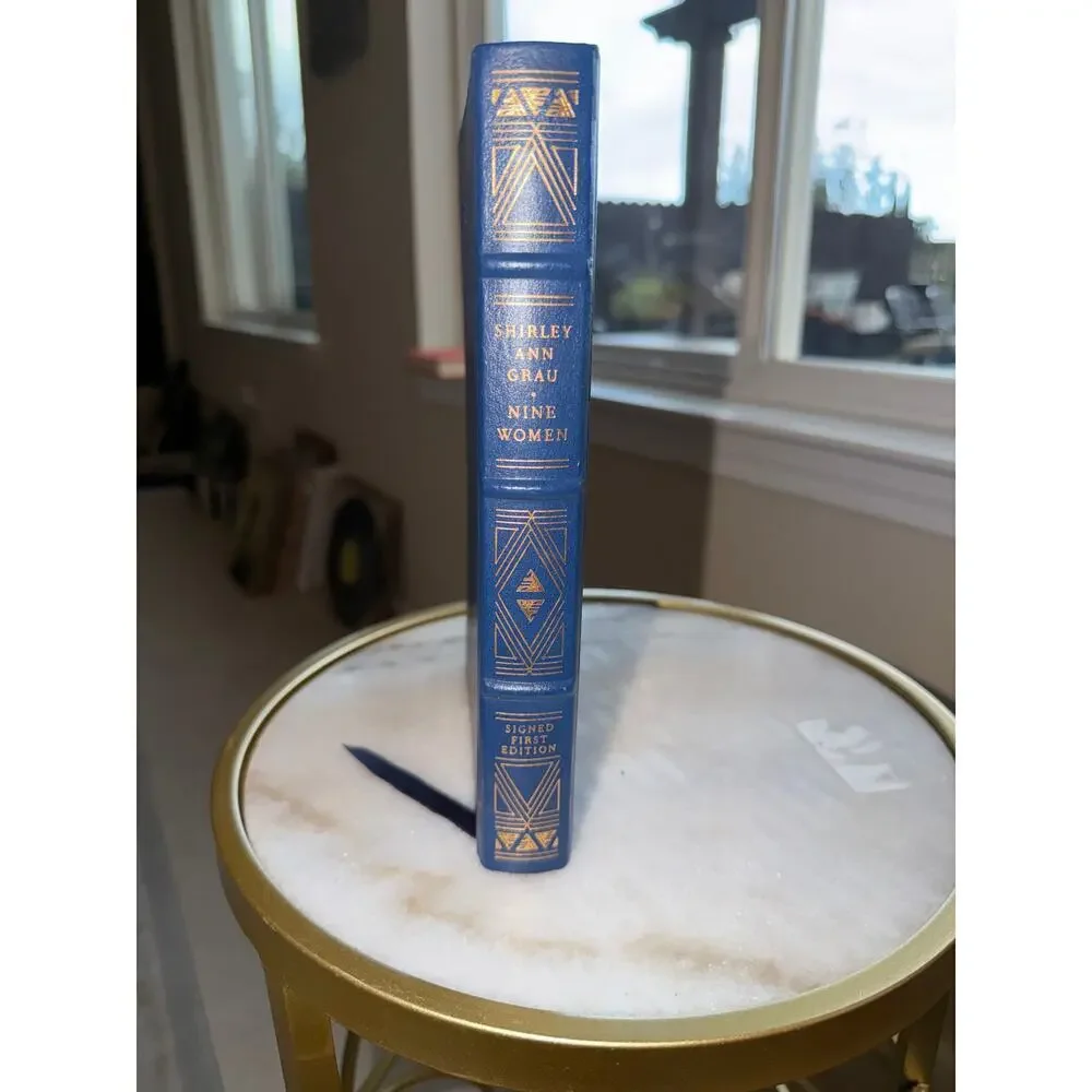 Nine Women Shirley Ann Grau Signed Franklin Library 1986 1st Edition Bound Gilt
